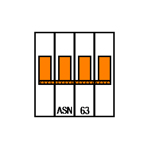 Symbole: interrupteurs - ASN63_3+N