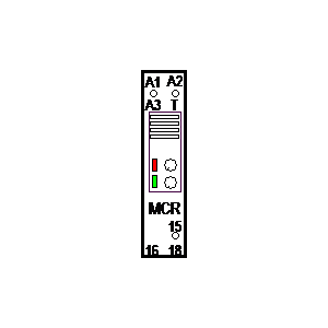 
                    schematic symbol: Relays - MCR