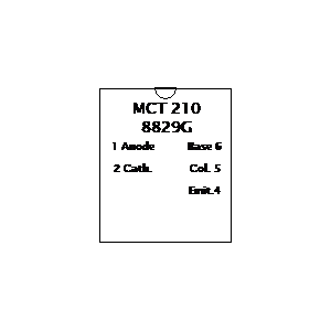 Symbol: integrierte schaltungen - MCT 210