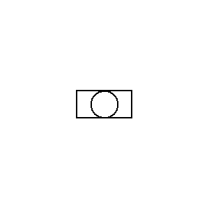 schematic symbol: fittingen - Kijkglas