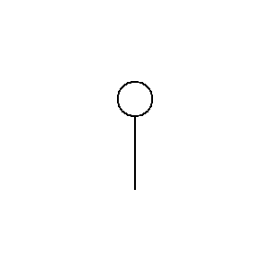 Symbol: rohrleitungsteile - Blindscheibe