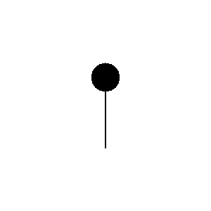 Symbol: rohrleitungsteile - Offenscheibe
