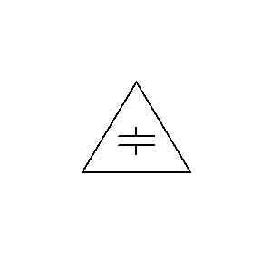 Symbol: leiterelemente - Unstetigkeit, kapazitiv, parallel zum Übertragungsweg