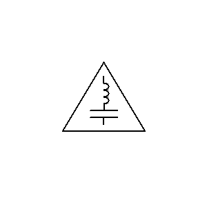 Symbol: Leiterelemente - Unstetigkeit, Serienresonanz, parallel zum Übertragungsweg