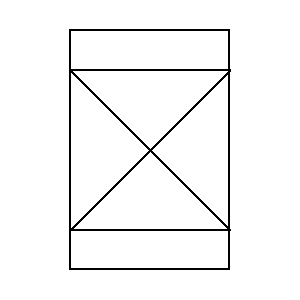 Simbolo: recipientes y depósitos - recipiente (columna) con lecho fijo
