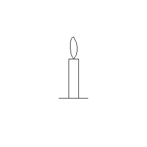 Symbol: sonstige - Fackel für Gase