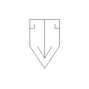 Symbol: afscheiders - Indikker