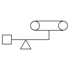 schematic symbol: schalen - Bandweegschaal