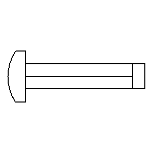 Symbol: wärmeaustauscher - Rohrbündel mit Schwimmkopf
