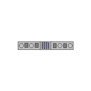 Symbol: barettes de raccordement - W280-656_gray-sm