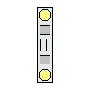 
                    schematic symbol: terminal strips - Wago 2016 1201
