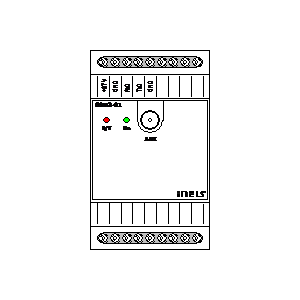 
                    schematic symbol: Inels - GSM communicator GSM2-01