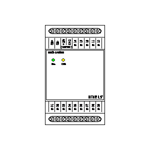 
                    schematic symbol: Inels - Binary input unit IM2-140M