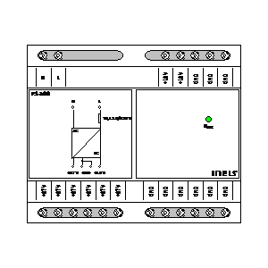 schematic symbol: Inels - Voeding PS-100