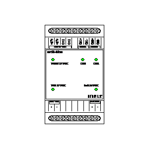 
                    schematic symbol: Inels - Bus separator for power supply BPS2-02M