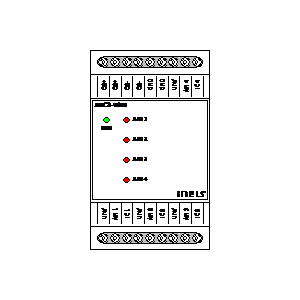 
                    schematic symbol: Inels - Analog-digital converter ADC2-40M