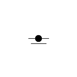 schematic symbol: microgolf-technologie - Striplijn met 2 geleiders