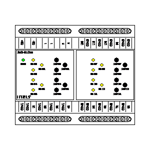 
                    schematic symbol: Inels - Switching actuator 12-fold SA2-012M