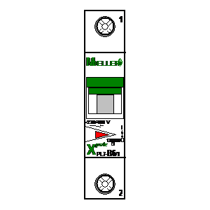 schematic symbol: Moeller - PL7-B6-1
