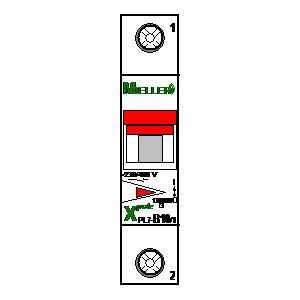 schematic symbol: Moeller - PL7-B10-1