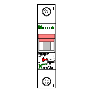 schematic symbol: Moeller - PL7-C2-1