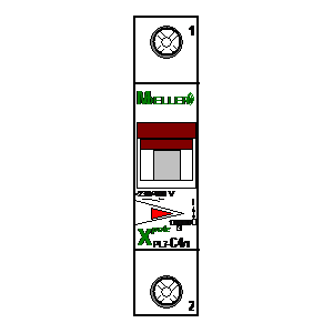 
                    schematic symbol: Moeller - PL7-C4-1