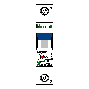 
                    schematic symbol: Moeller - PL7-C20-1