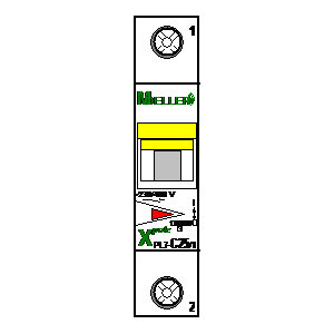schematic symbol: Moeller - PL7-C25-1