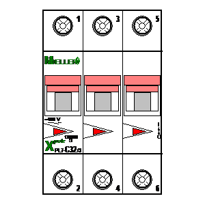 
                    schematic symbol: Moeller - PL7-C32-3