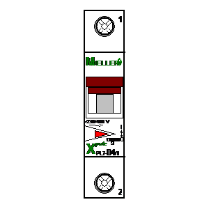 
                    schematic symbol: Moeller - PL7-D4-1