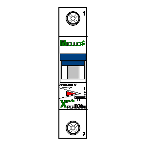 schematic symbol: Moeller - PL7-D20-1