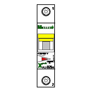 schematic symbol: Moeller - PL7-D25-1