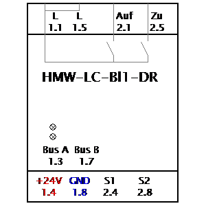 Simbolo: otros - HMW-LC-Bl1-DR