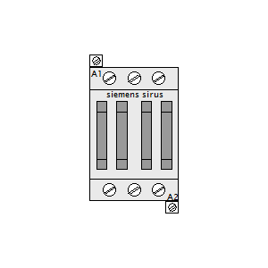 schematic symbol: anderen - Siemens Sirius contactor 3p