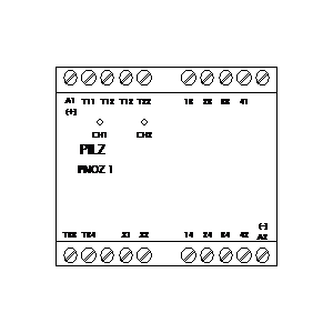 schematic symbol: anderen - pilz pnoz1
