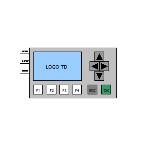 schematic symbol: PLC - Siemens LOGO TD
