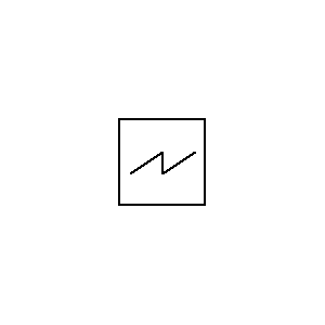 Symbol: Messgeräte - Kurvenschreiber