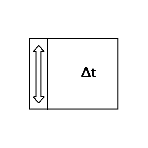 schematic symbol: actuatoren - aandrijving met vertraging