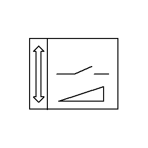 Symbole: actionneurs - gradateur