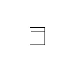 Symbol: grundrisse - Stuhl