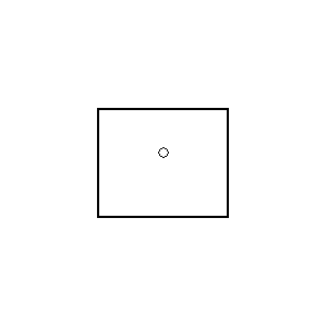 Symbol: floor plans - utility sink