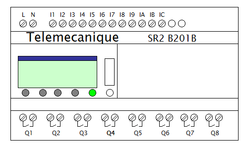 : PLC - Telemecanique SR2 B201B