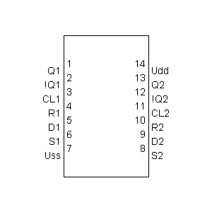 Symbole: CMOS - CMOS 4013