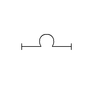 Symbole: chemins de câbles - Dilatation, élément pour enveloppe
