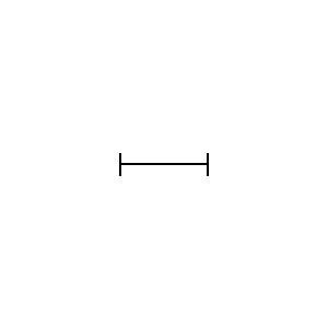 Simbolo: sistemi di canalizzazione - sezione rettilinea