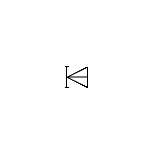 Symbol: diodes - backward diode