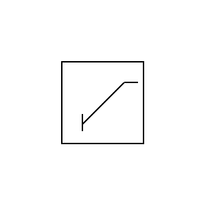 Symbol: limiters - Positieve piek begrenzer
