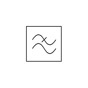 Symbol: transmissie - laagdoorlaatfilter