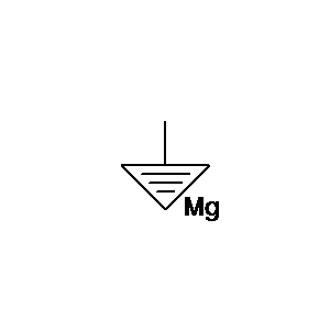 Symbol: buiten installaties - Beschermingsanode van Magnesium