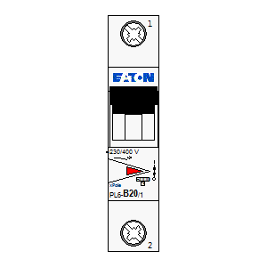 
                    schematic symbol: Eaton - PL6-B20-1
